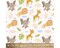Baby Nursery Animals Cotton Fabric | By the Yard | Sewing and Crafting | 44 inches wide